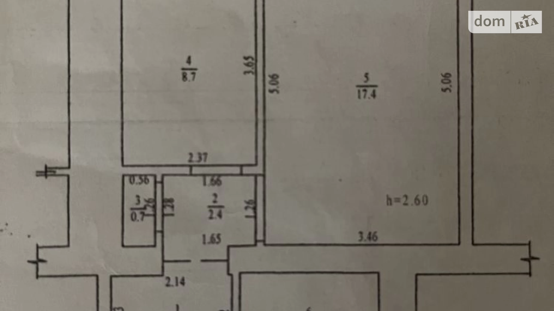 Продається 1-кімнатна квартира 38.6 кв. м у Полтаві, вул. Старий Поділ