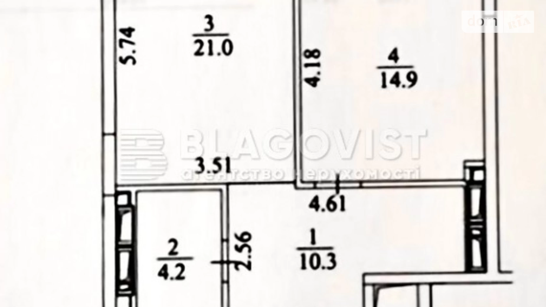 Продается 1-комнатная квартира 51.5 кв. м в Киеве, ул. Андрея Верхогляда(Драгомирова), 15А