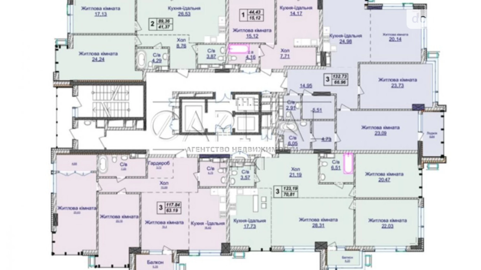 Продается 3-комнатная квартира 115 кв. м в Киеве, ул. Андрея Верхогляда(Драгомирова)