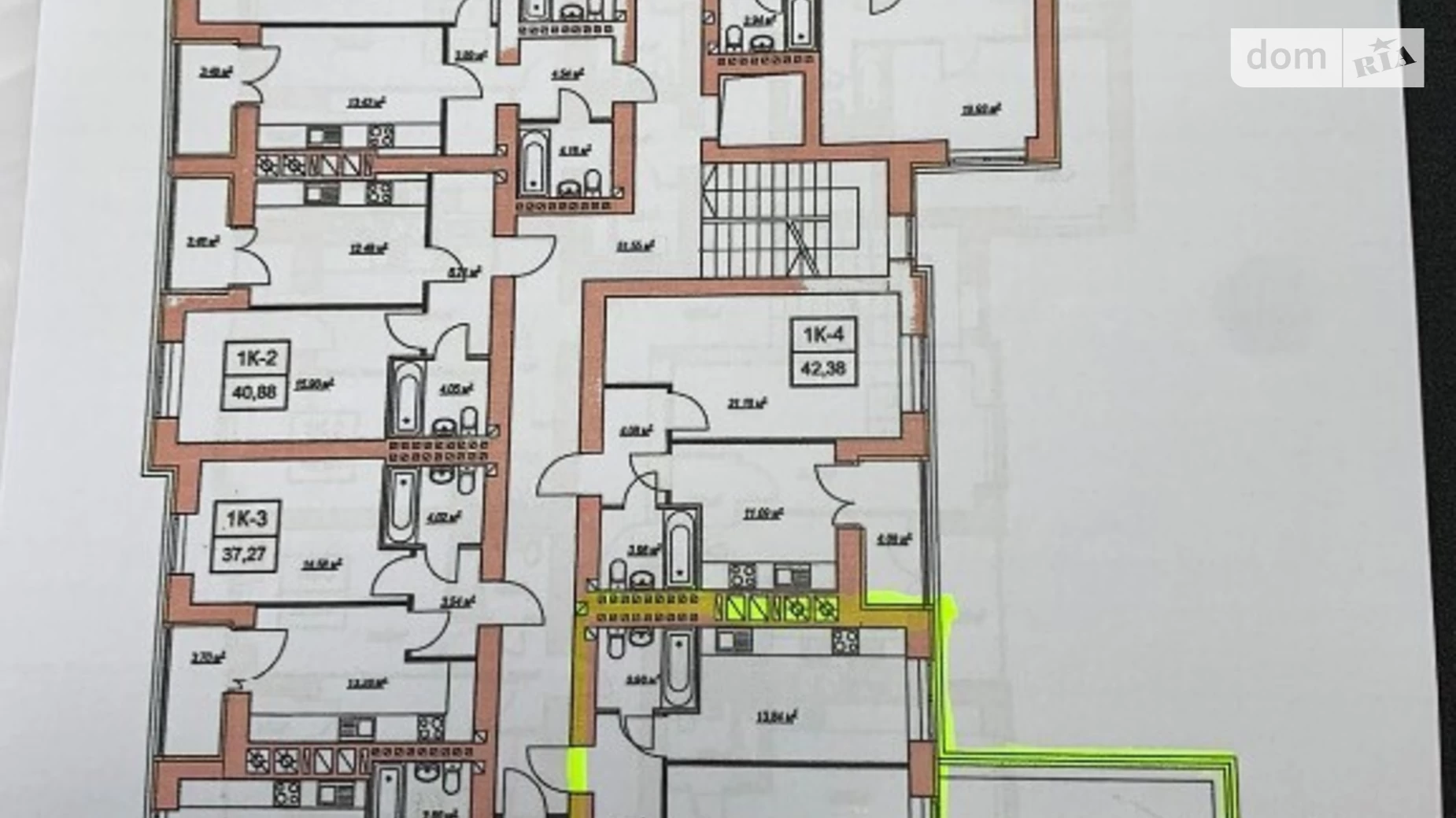 Продается 1-комнатная квартира 40 кв. м в Хмельницком, ул. Озерная - фото 5