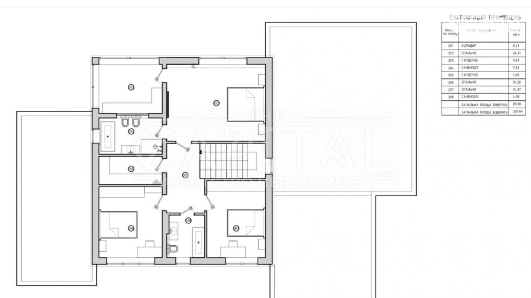 Продается дом на 2 этажа 328.64 кв. м с беседкой, Крушинка