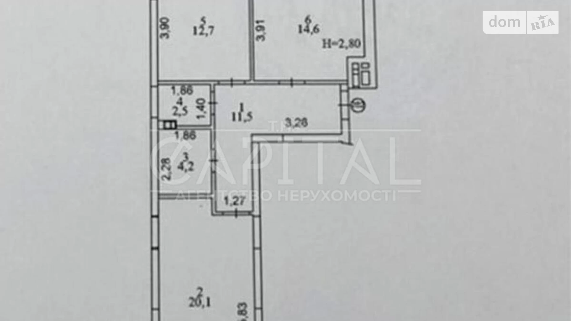 Продается 2-комнатная квартира 72 кв. м в Киеве, ул. Набережно-Рыбальская, 3