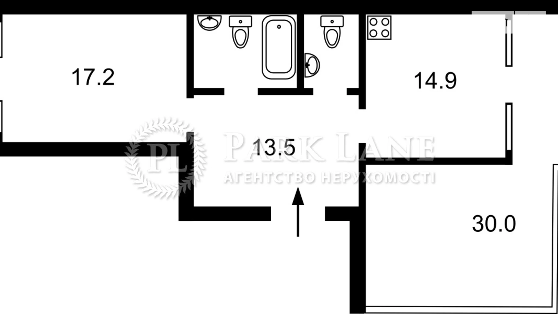 Продается 1-комнатная квартира 57.5 кв. м в Киеве, ул. Михаила Бойчука, 17