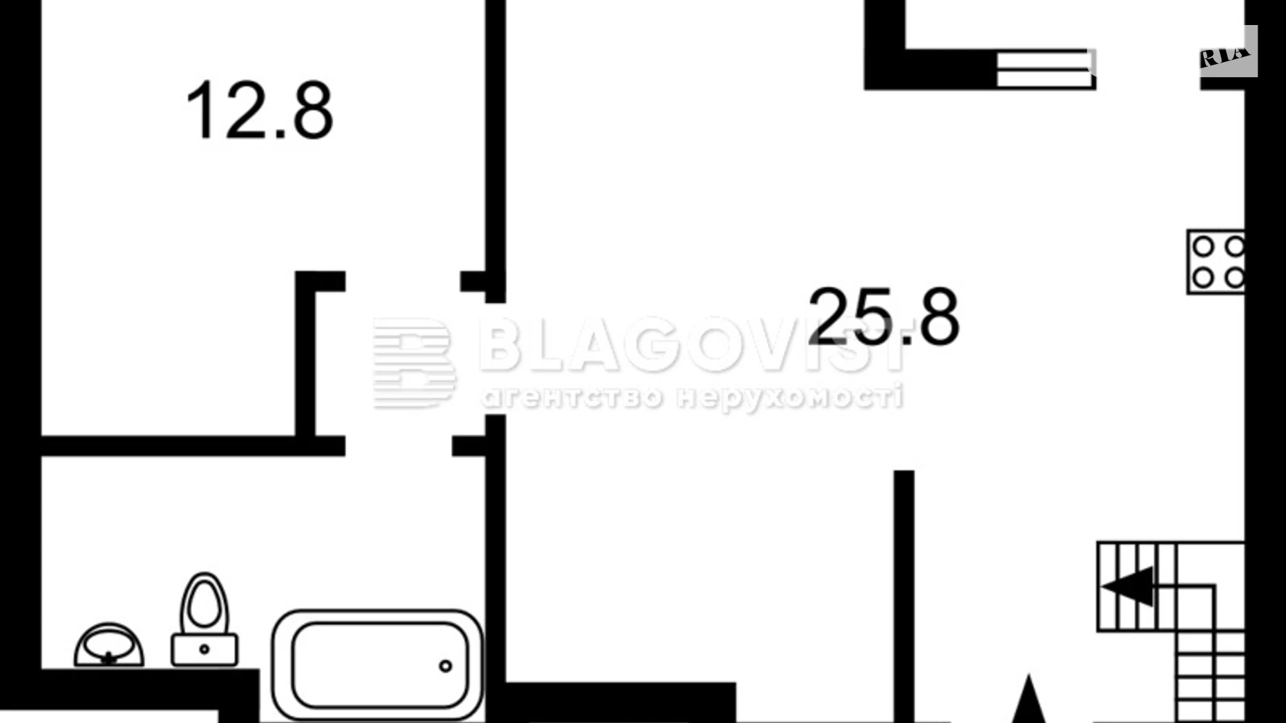 Продается 3-комнатная квартира 69 кв. м в Киеве, ул. Святослава Храброго, 11Б - фото 2