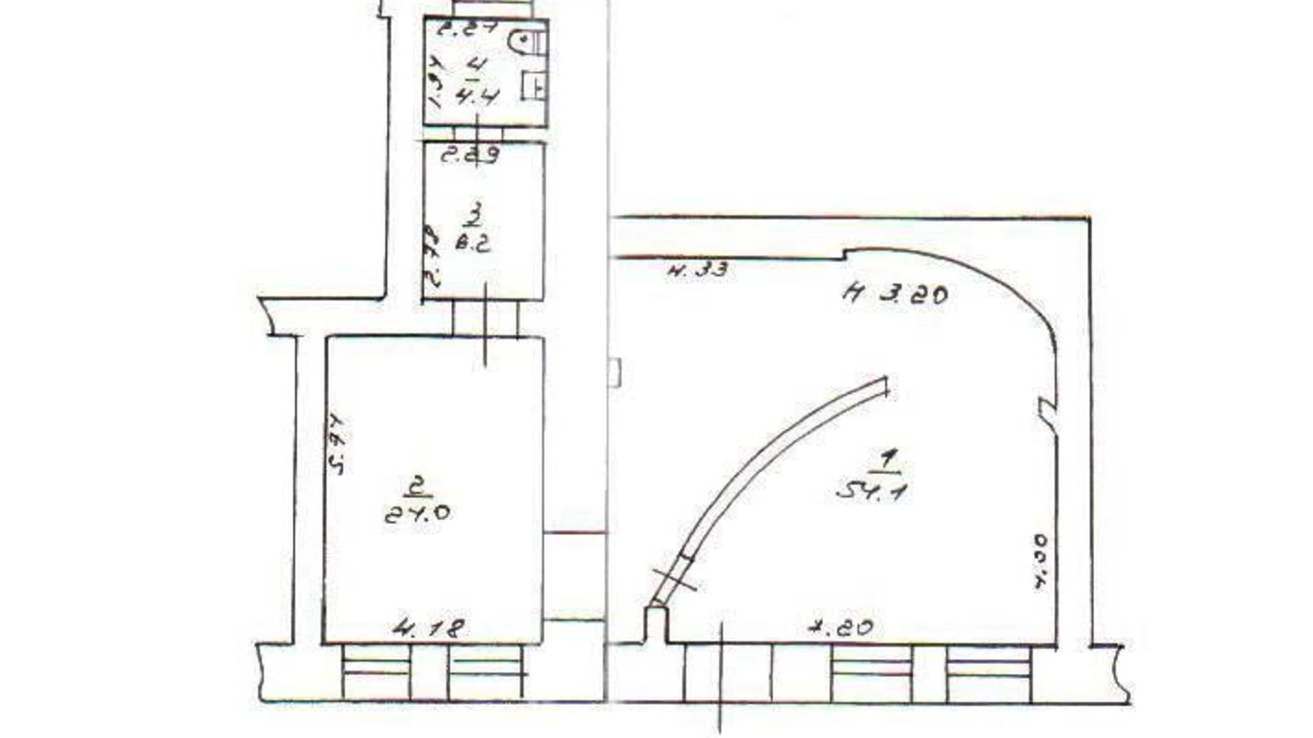 Сдается в аренду помещения свободного назначения 90 кв. м в 2-этажном здании, цена: 1000 $ - фото 4