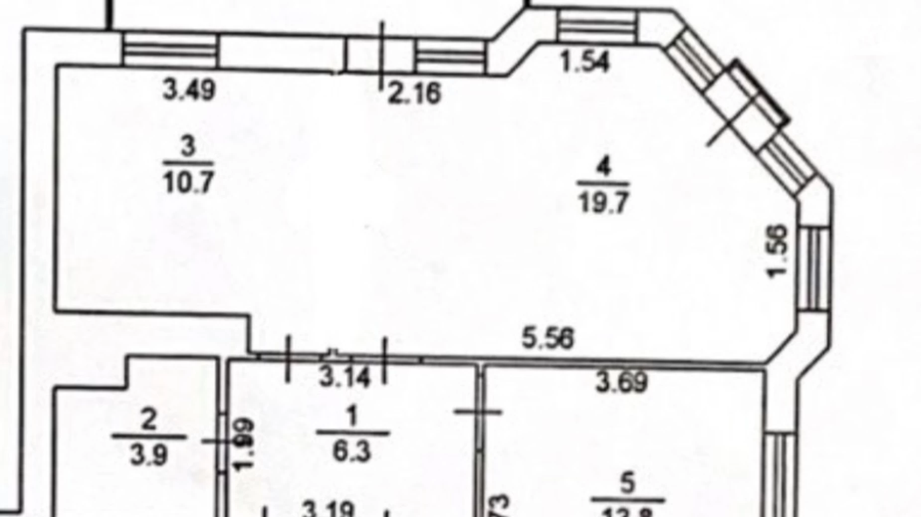 Продается 2-комнатная квартира 58 кв. м в Ирпене, ул. Западная, 6