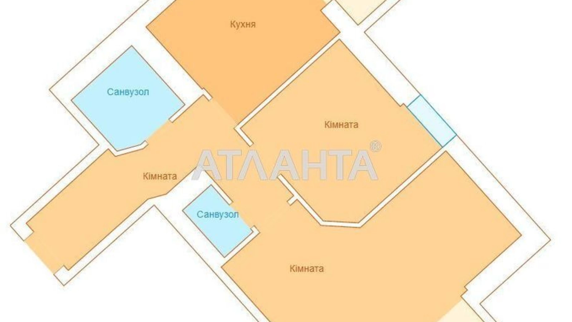 Продається 2-кімнатна квартира 58.4 кв. м у Одесі, вул. Бугаївська - фото 5