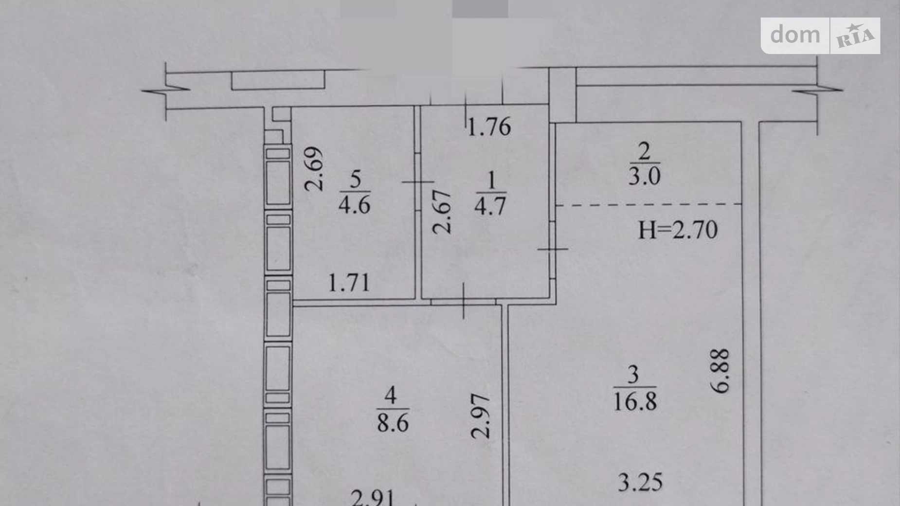 Продається 1-кімнатна квартира 38 кв. м у Харкові, вул. Миру, 29