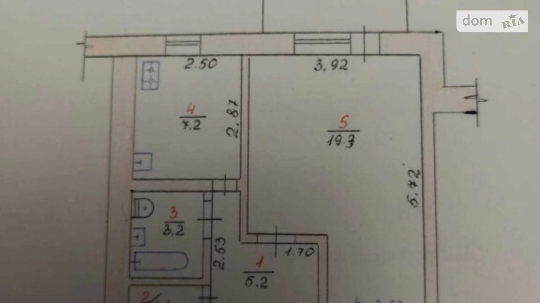 Продається 1-кімнатна квартира 37 кв. м у Хмельницькому, вул. Героїв АТО