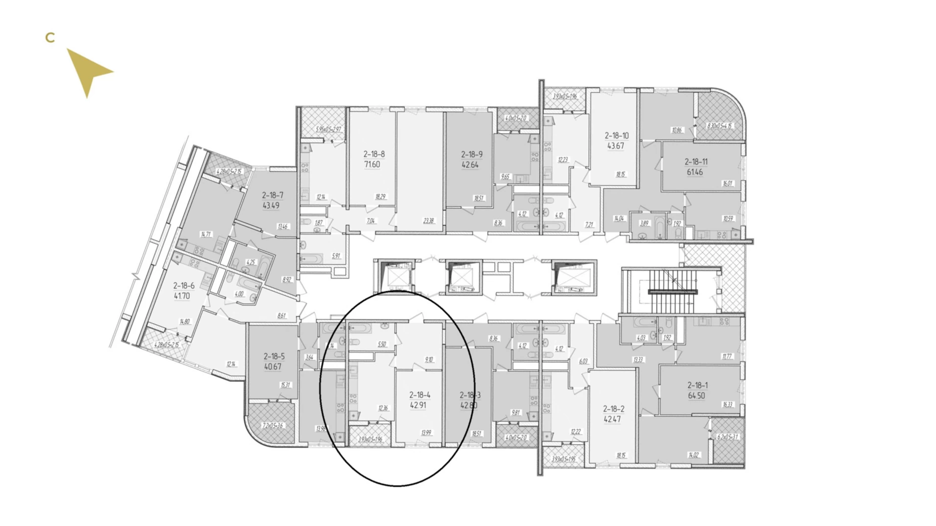 Продается 1-комнатная квартира 42.91 кв. м в Одессе, ул. Краснова - фото 2