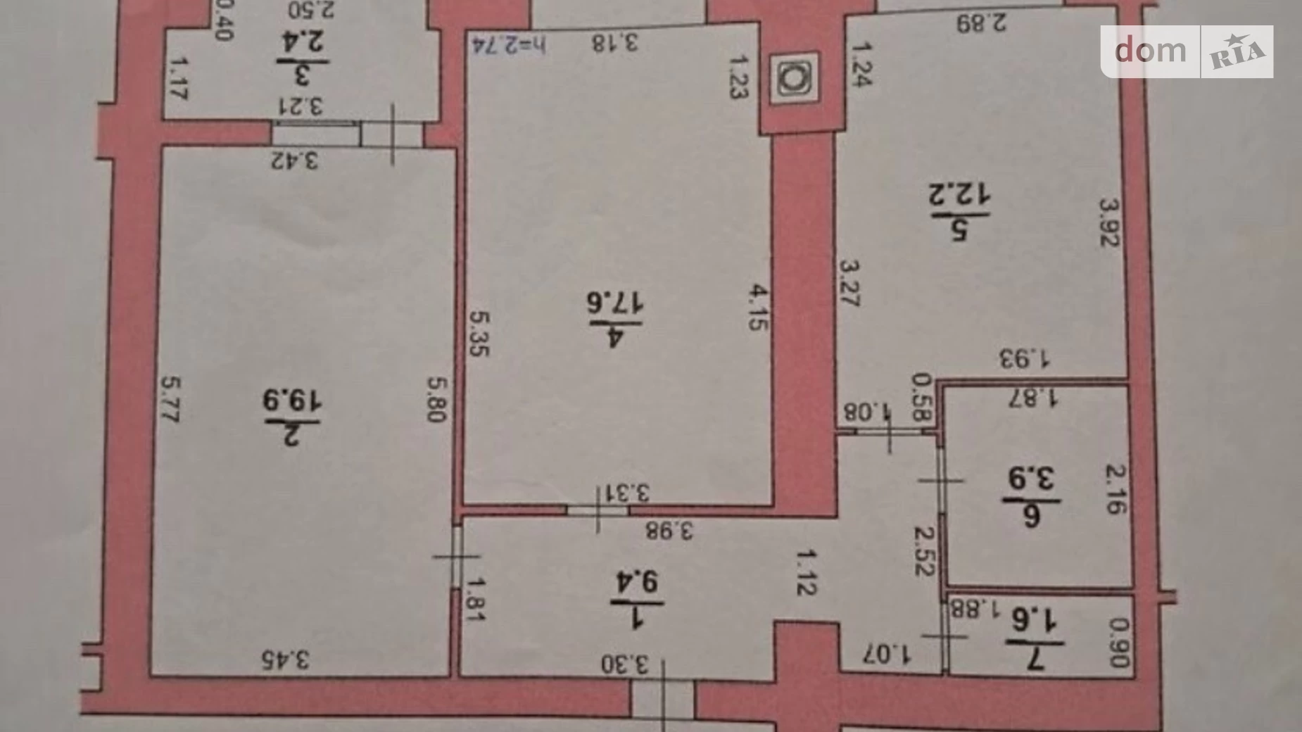 Продается 2-комнатная квартира 67 кв. м в Хмельницком, ул. Лесогриневецкая