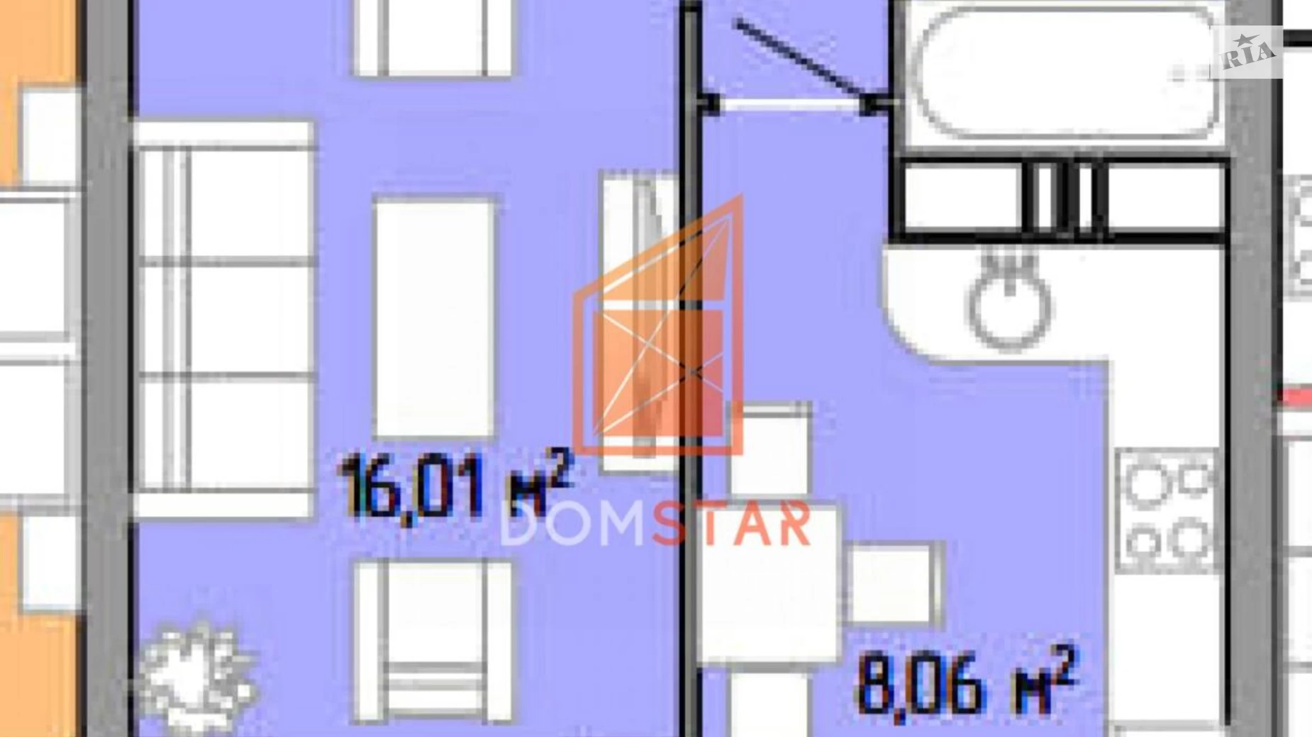 Продается 1-комнатная квартира 34 кв. м в Одессе, ул. Пишоновская