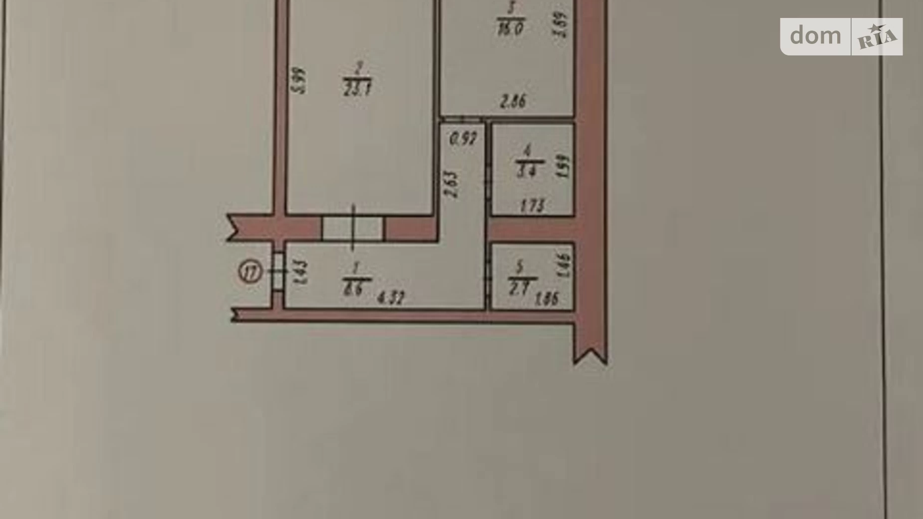 Продается 1-комнатная квартира 54 кв. м в Хмельницком, ул. Коновальца Евгения