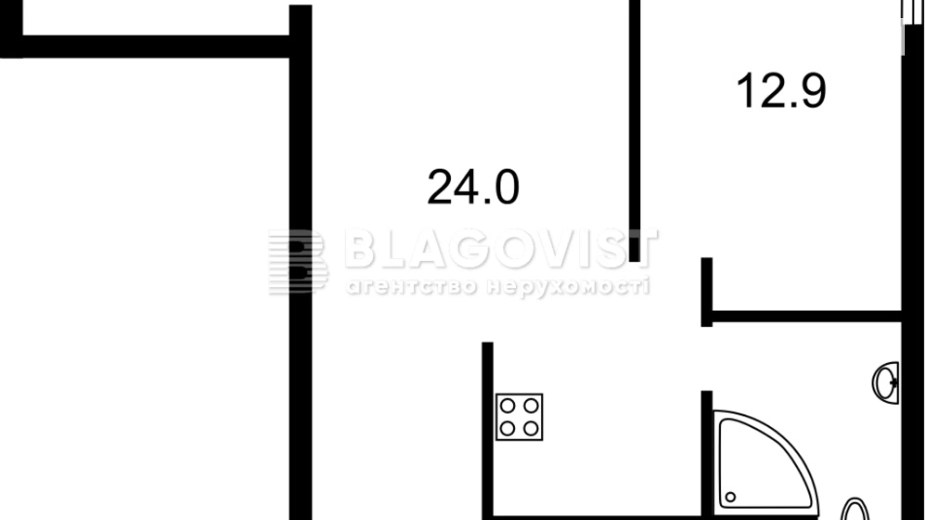 Продается 2-комнатная квартира 51 кв. м в Киеве, ул. Митрополита Василия Липковского(Урицкого), 38