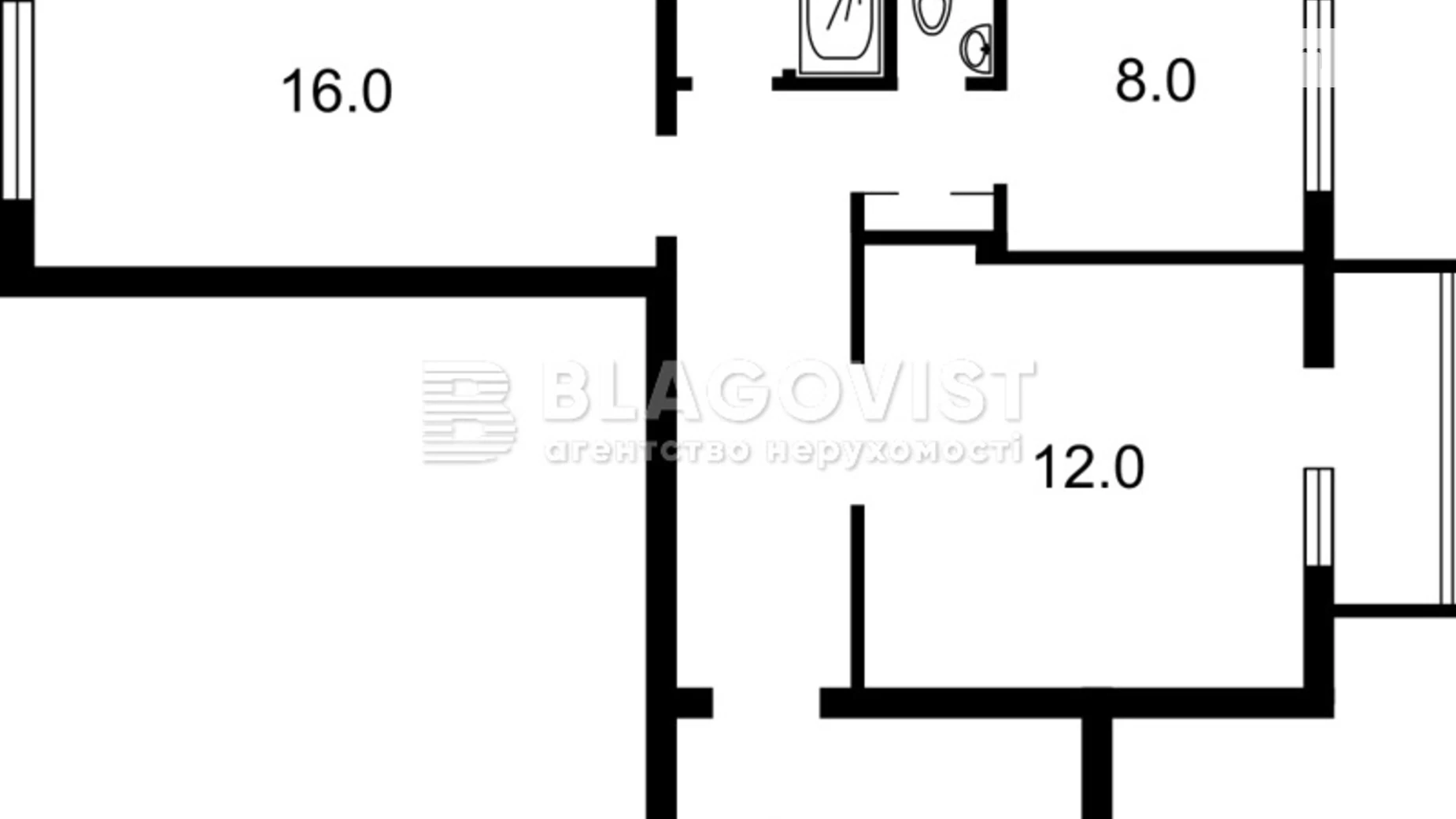 Продается 2-комнатная квартира 58 кв. м в Киеве, ул. Никольско-Ботаническая, 17/19 - фото 5