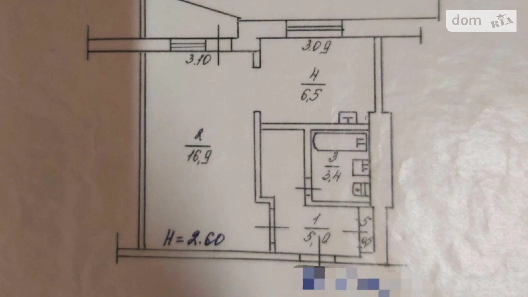 Продається 1-кімнатна квартира 33 кв. м у Харкові, просп. Перемоги, 76