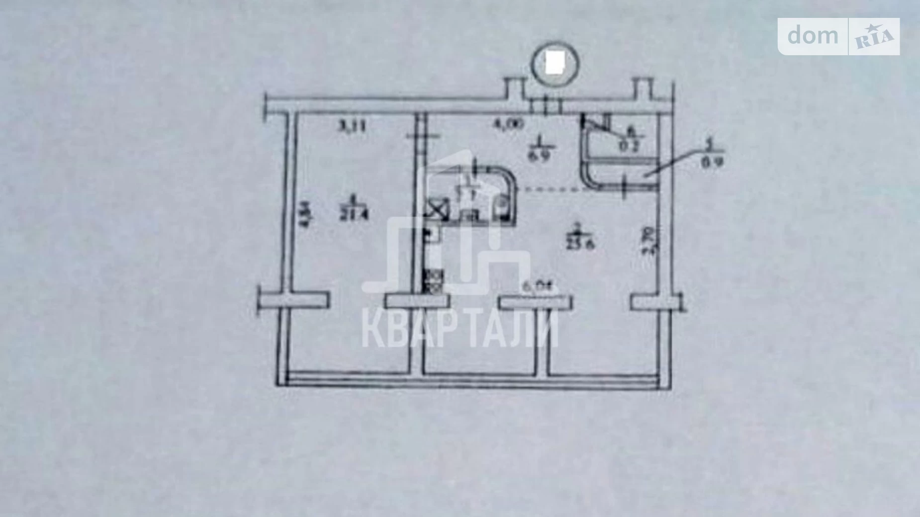 Продается 2-комнатная квартира 58 кв. м в Киеве, пер. Политехнический, 5А