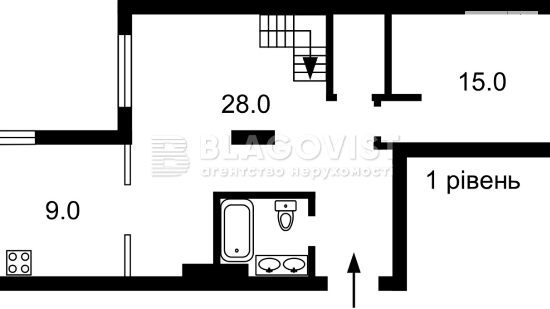 Продается 4-комнатная квартира 122 кв. м в Киеве, ул. Сергeя Данченко, 34 - фото 3