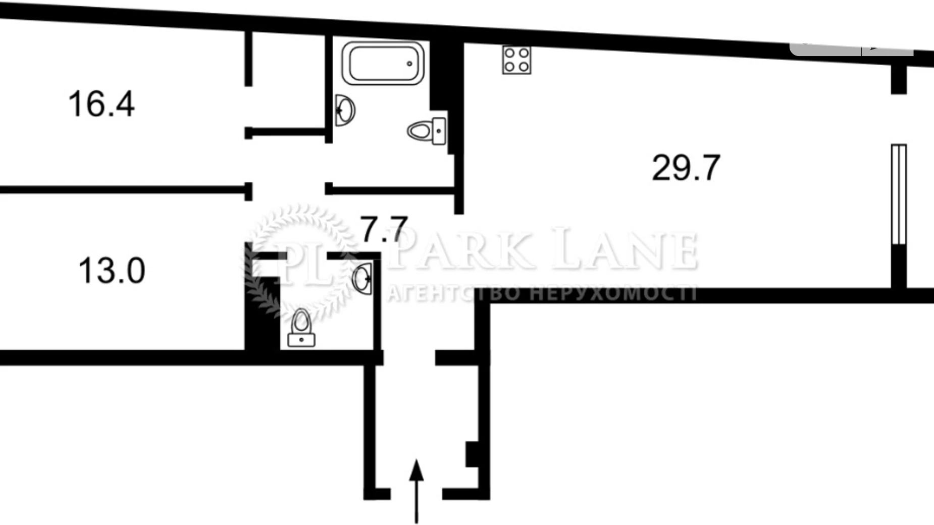 Продается 3-комнатная квартира 83 кв. м в Киеве, ул. Глубочицкая, 13