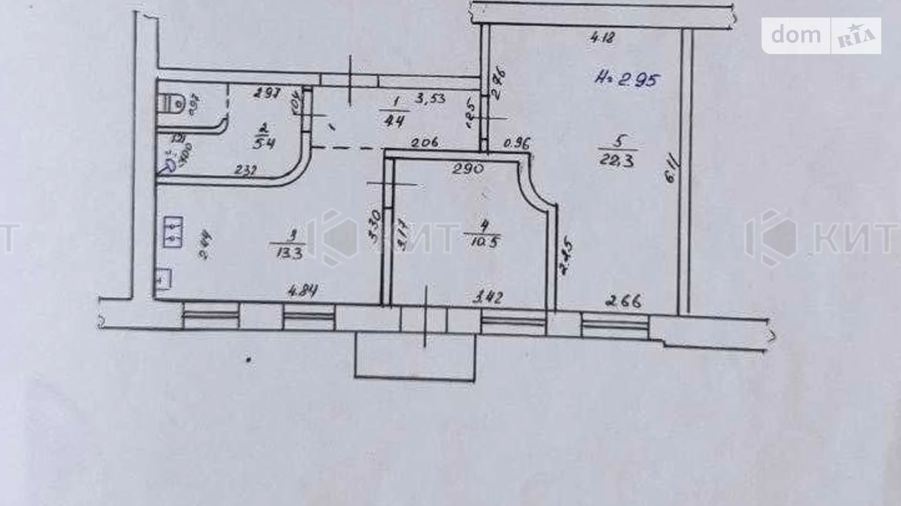 Продается 2-комнатная квартира 57 кв. м в Харькове, ул. Гуданова, 14 - фото 2