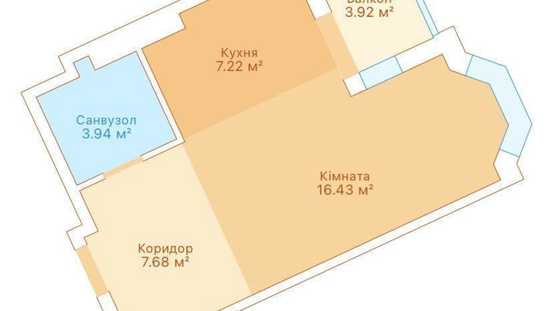 Продается 1-комнатная квартира 39 кв. м в Новоселках, ул. Пригородная - фото 2