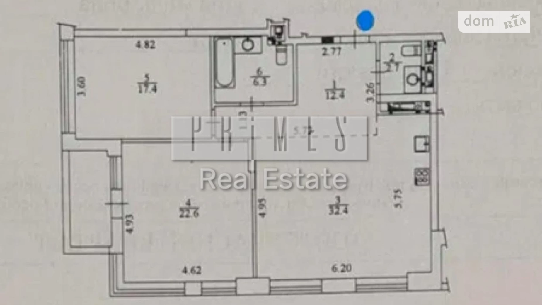 Продается 3-комнатная квартира 95 кв. м в Киеве, ул. Деловая, 2А