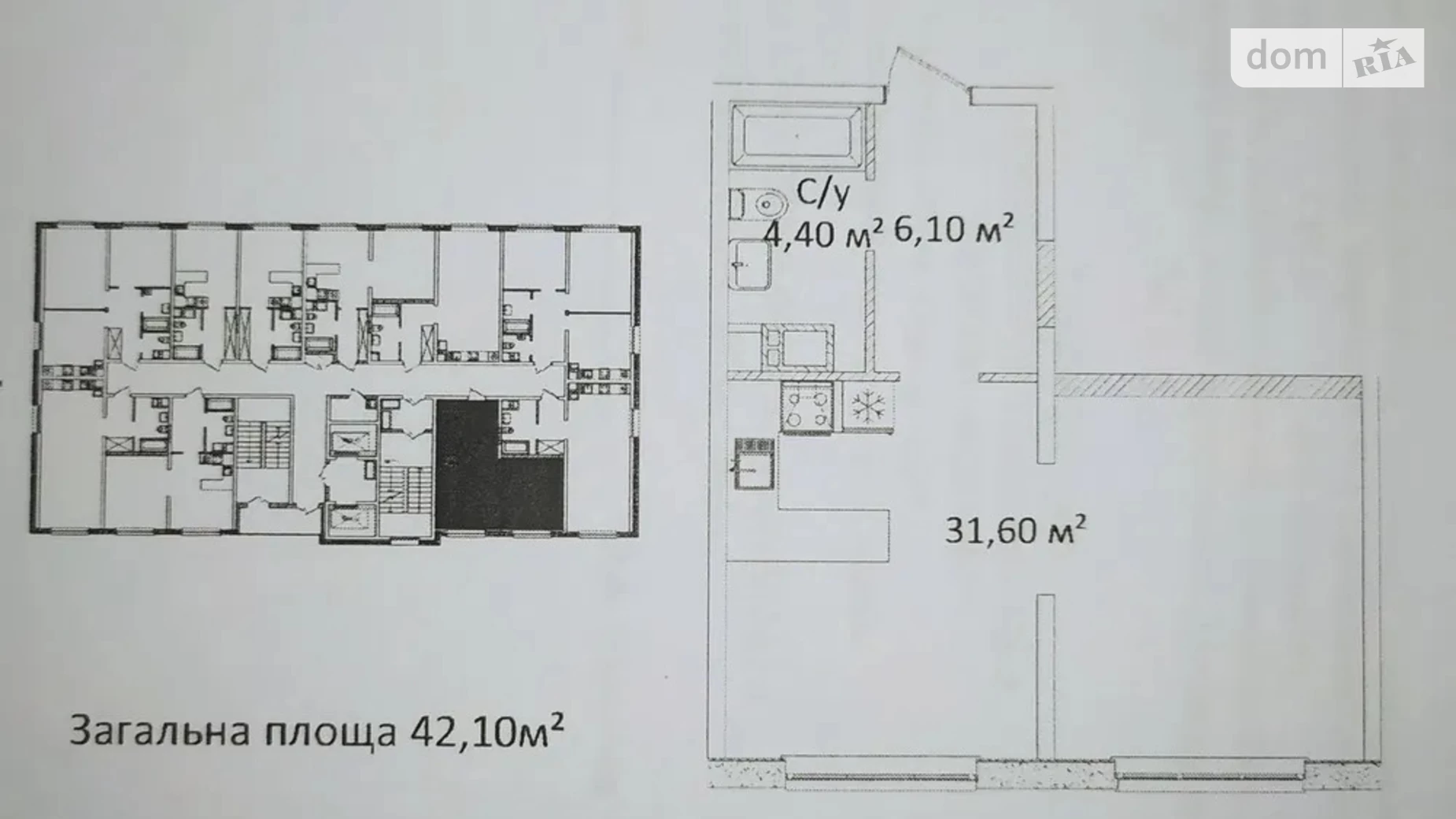 Продается 1-комнатная квартира 42.1 кв. м в Одессе, ул. Литературная