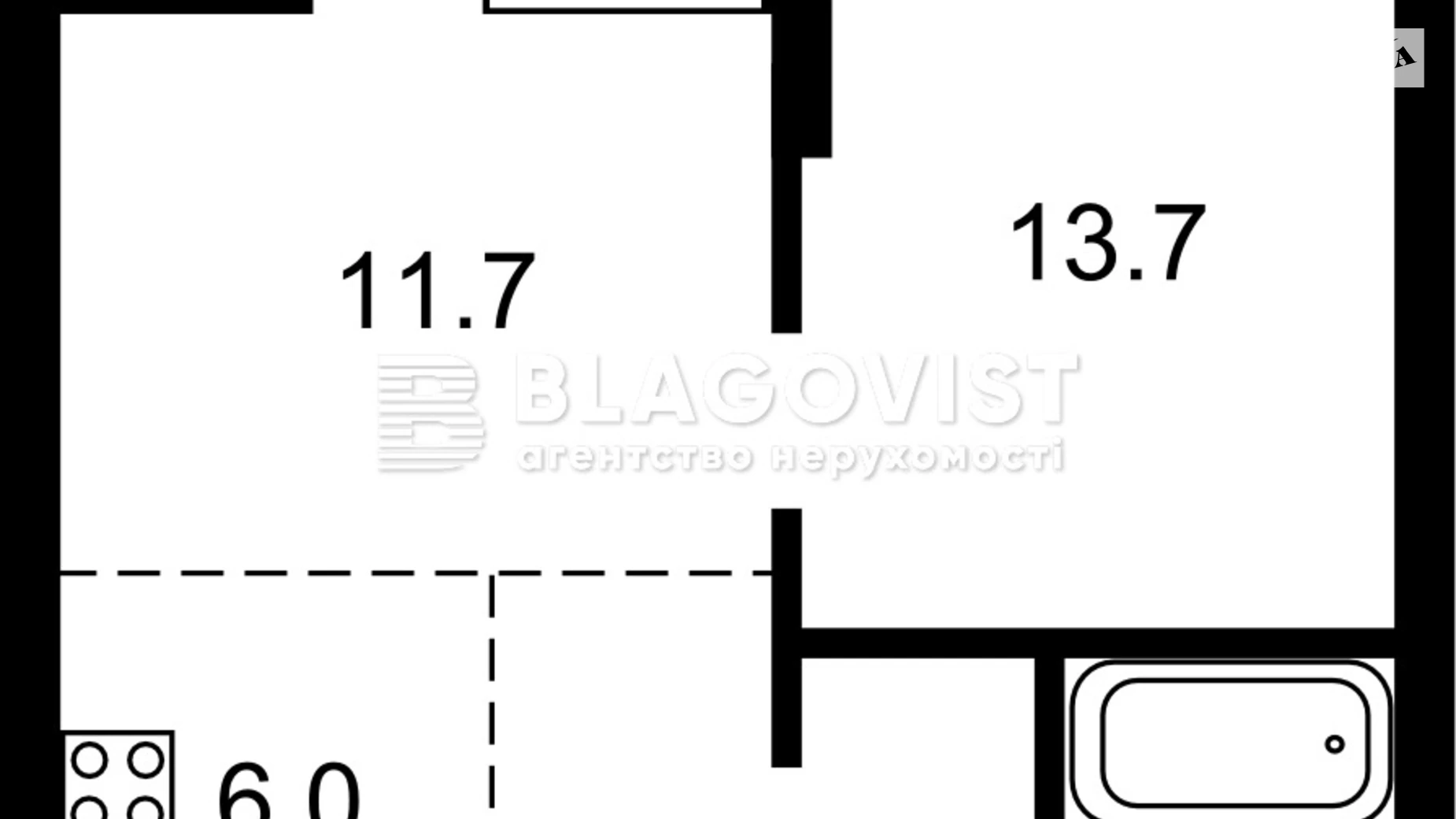 Продается 1-комнатная квартира 47 кв. м в Киеве, ул. Драгоманова, 31 - фото 2