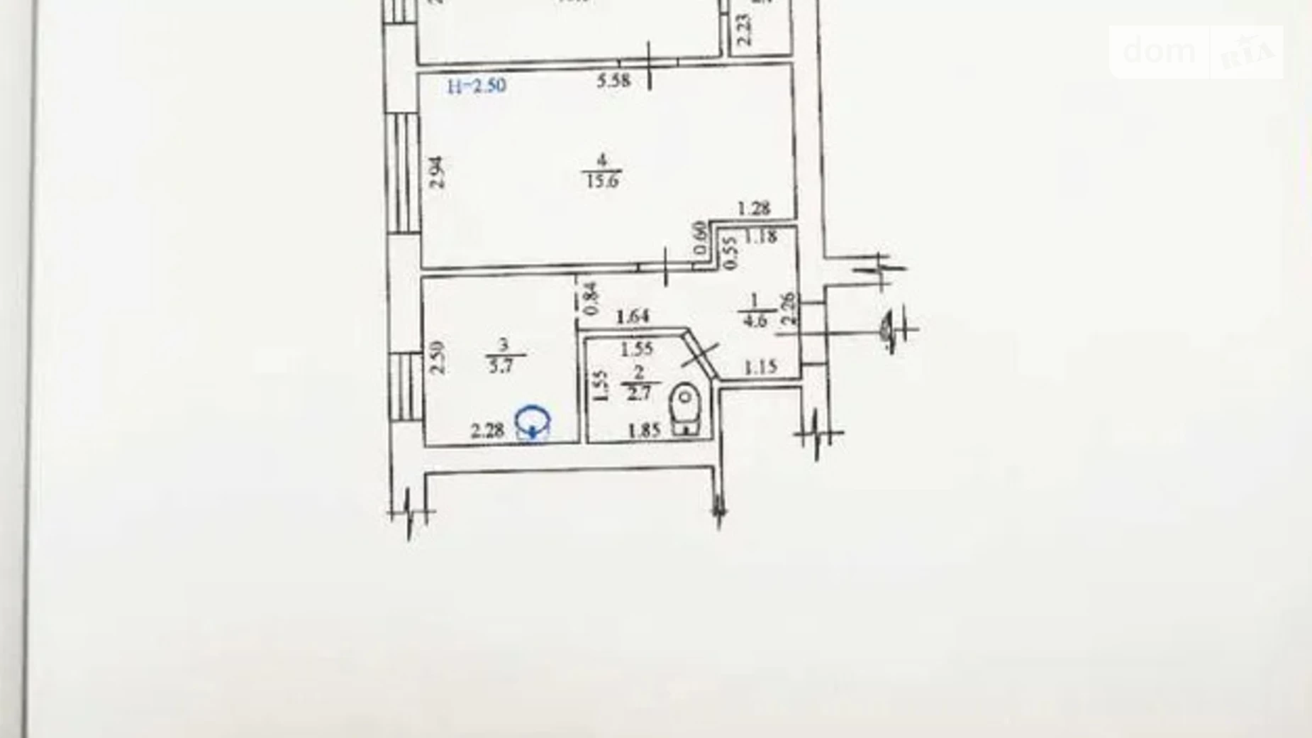 Продається 2-кімнатна квартира 41 кв. м у Харкові, вул. Тобольська