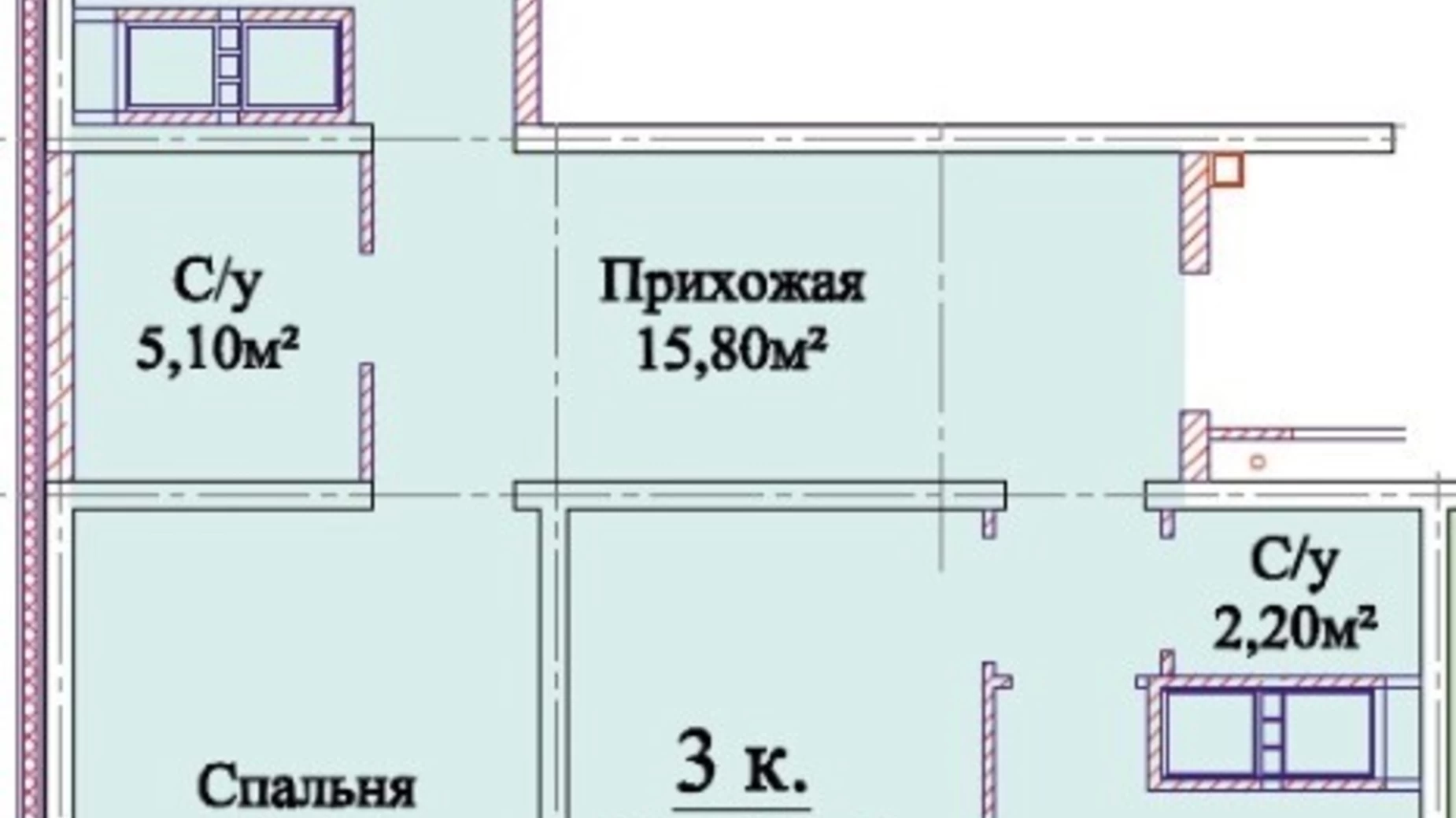 Продается 3-комнатная квартира 93.3 кв. м в Одессе, ул. Михайловская