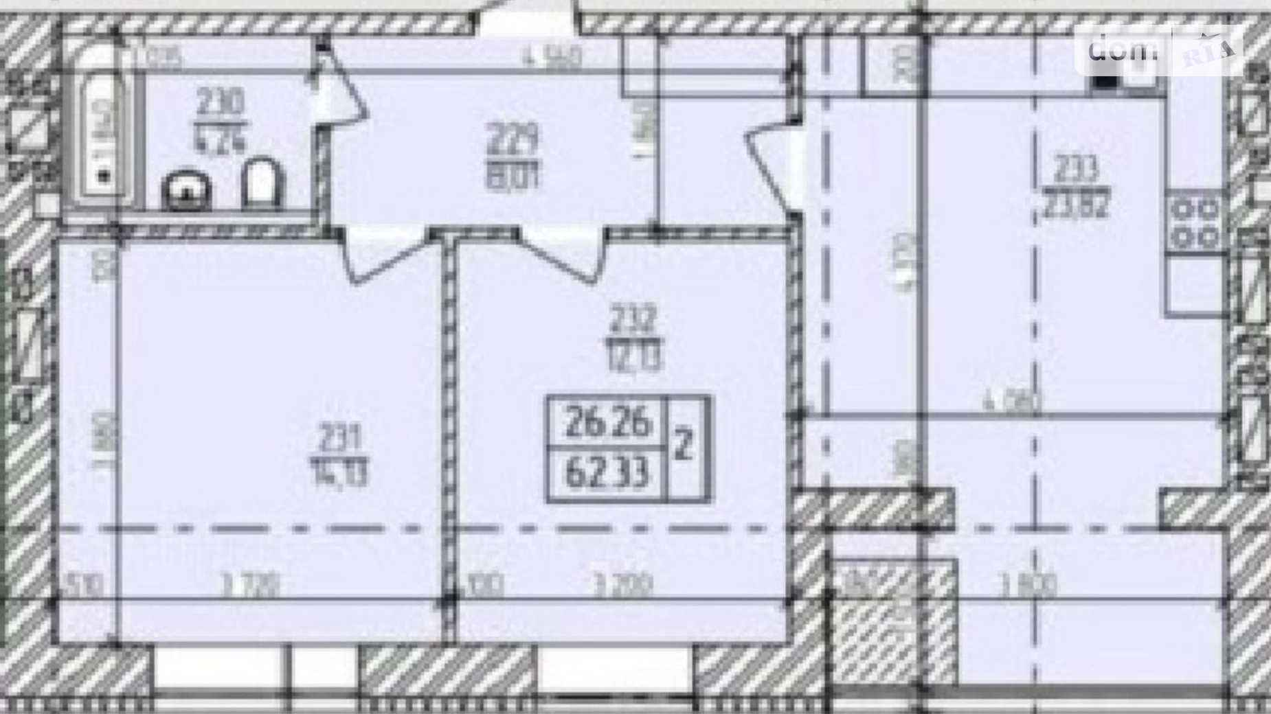 Продается 2-комнатная квартира 62.33 кв. м в Хмельницком, ул. Озерная - фото 4