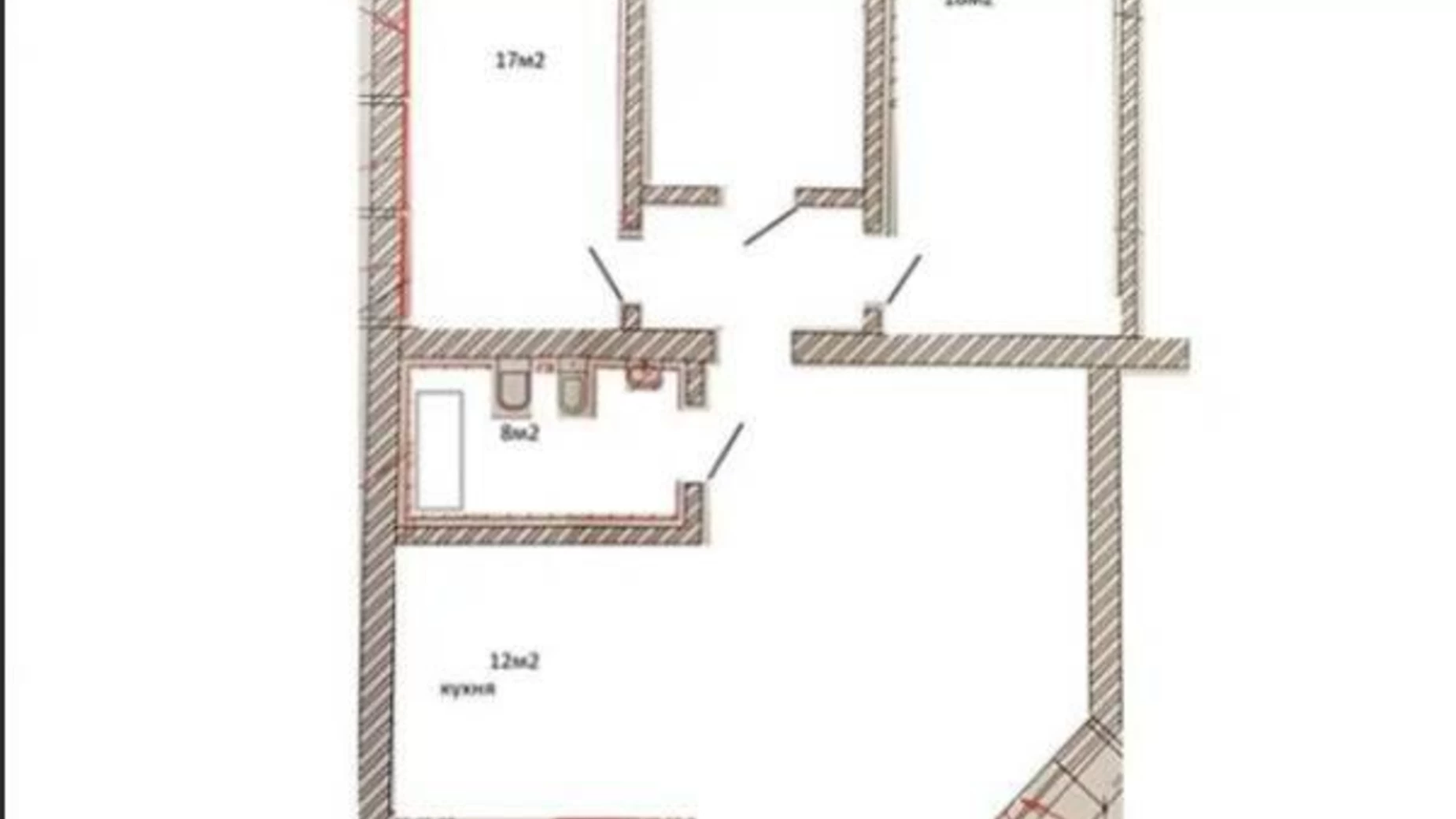 Продается 3-комнатная квартира 103 кв. м в Одессе, 1-й пер. Разумовский