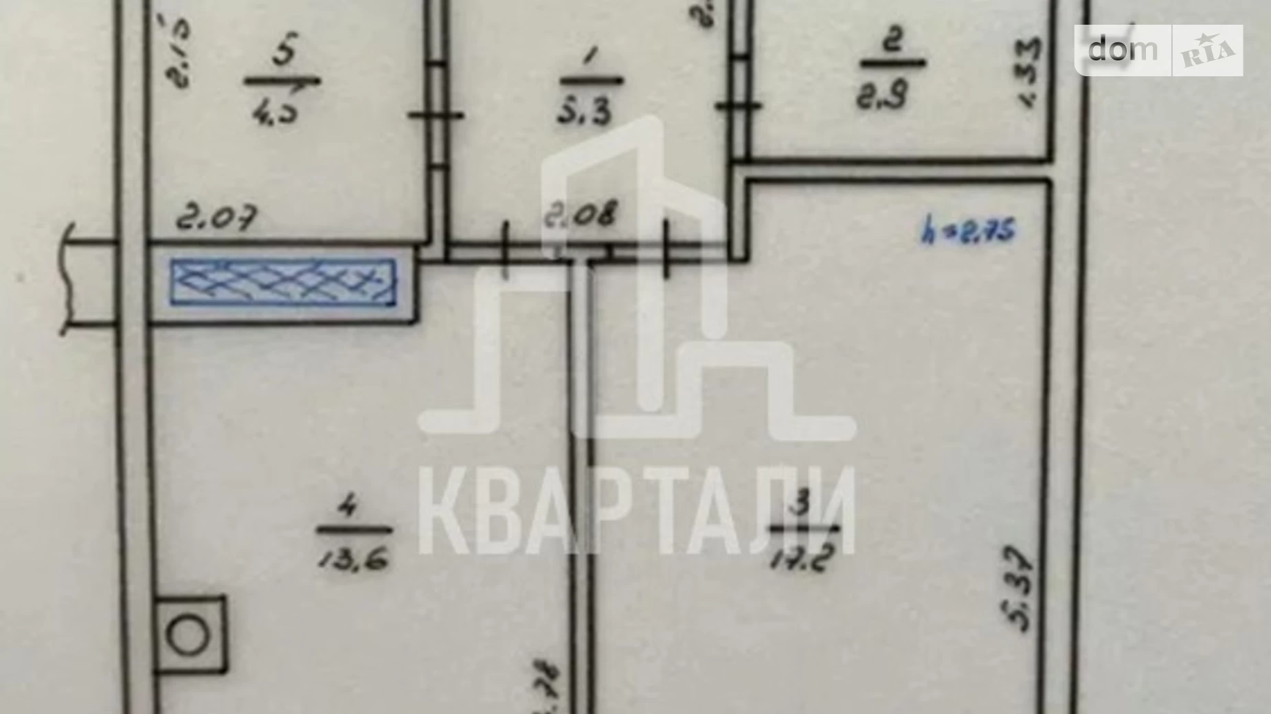 Продається 1-кімнатна квартира 44 кв. м у Києві, вул. Юнацька, 21