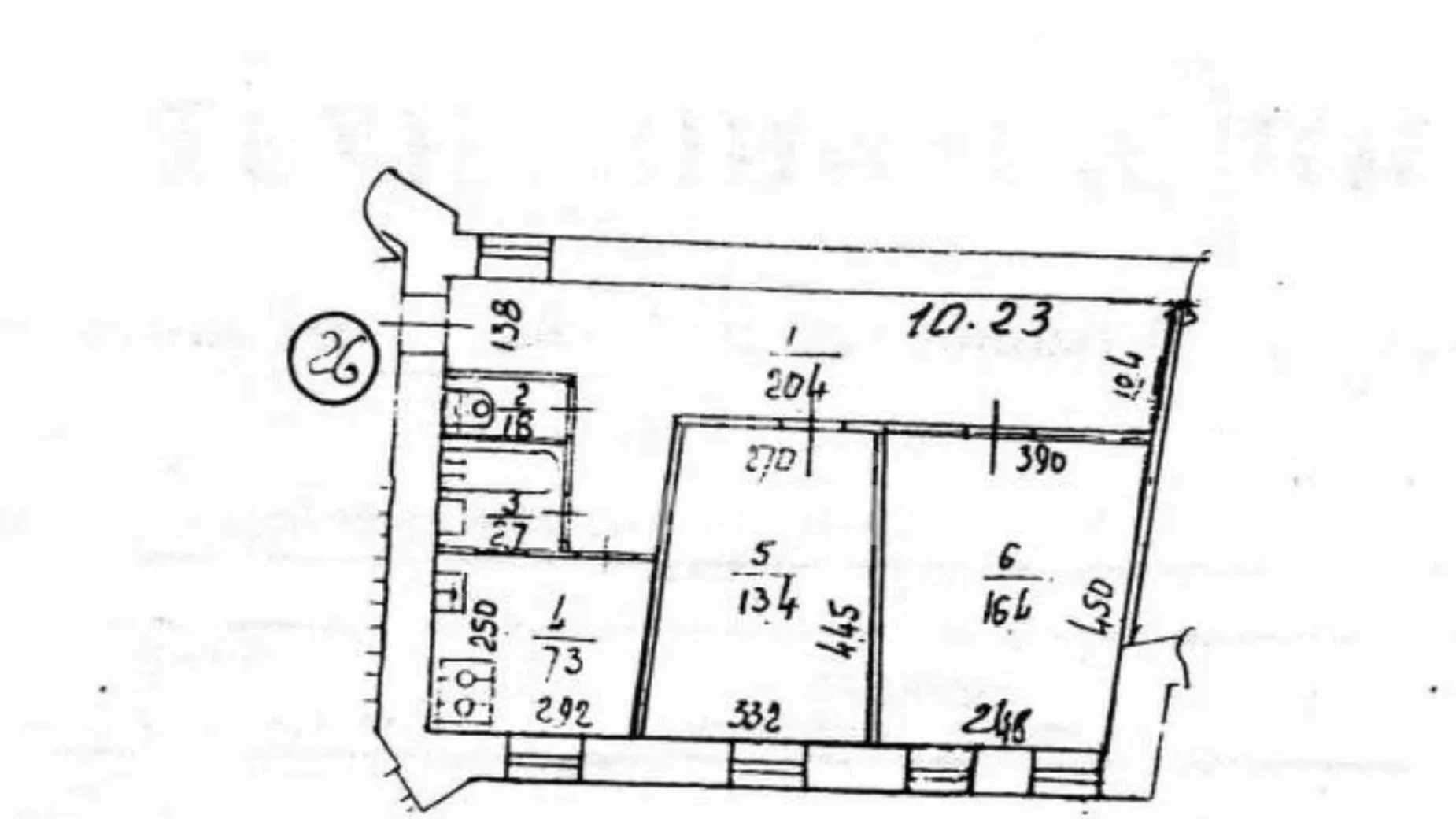 Продається 2-кімнатна квартира 62 кв. м у Києві, вул. Десятинна, 1/3