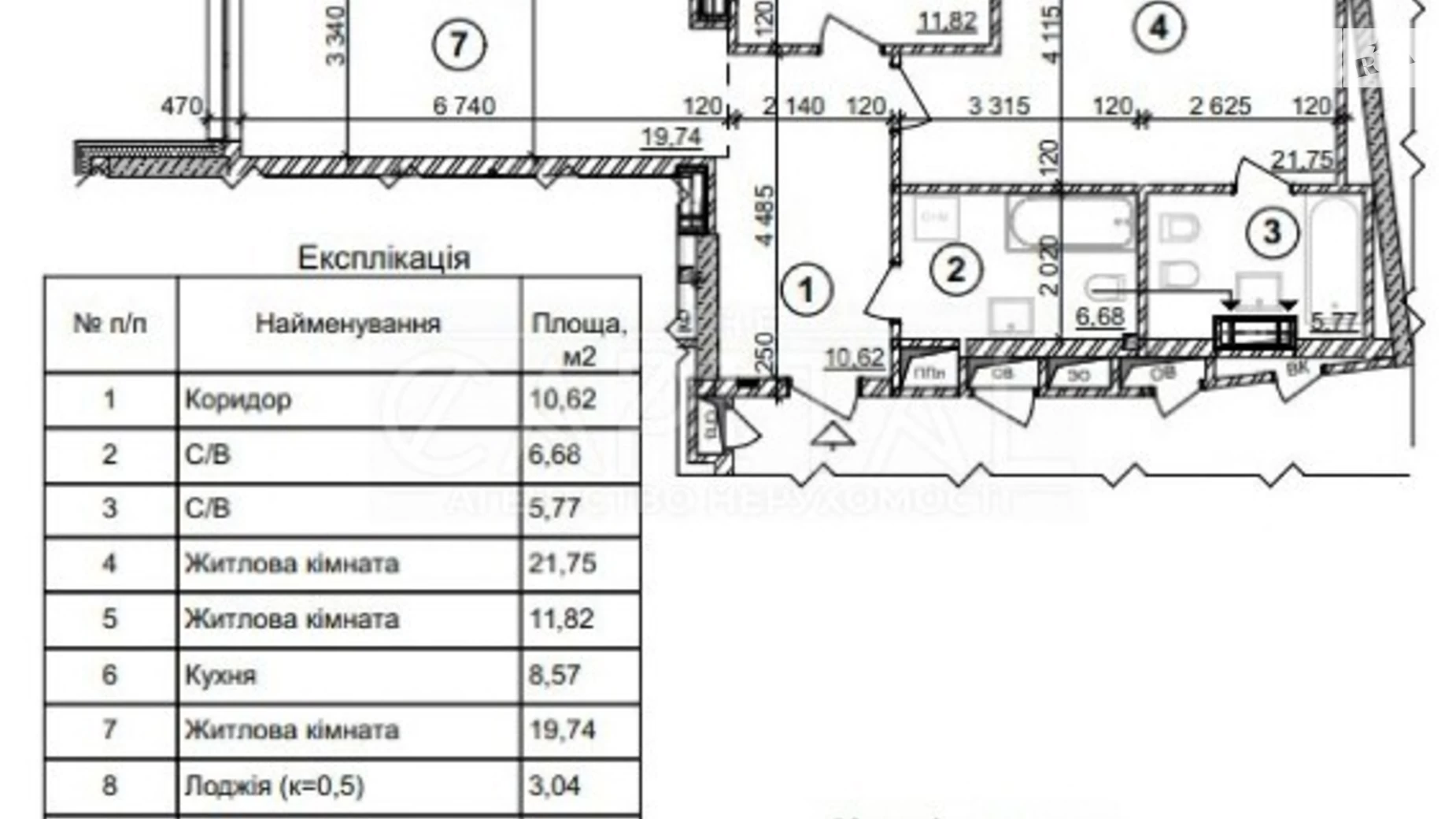 Продается 2-комнатная квартира 88 кв. м в Киеве, просп. Берестейский(Победы), 42 - фото 5