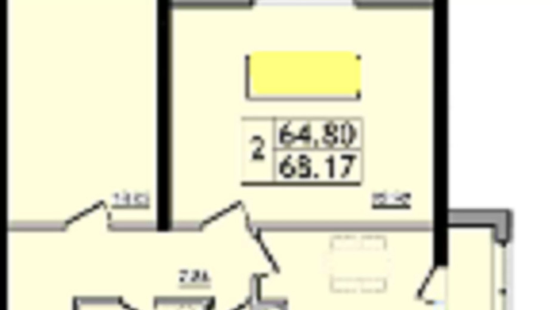 Продается 2-комнатная квартира 68 кв. м в Одессе, ул. Академика Сахарова, 3В - фото 4