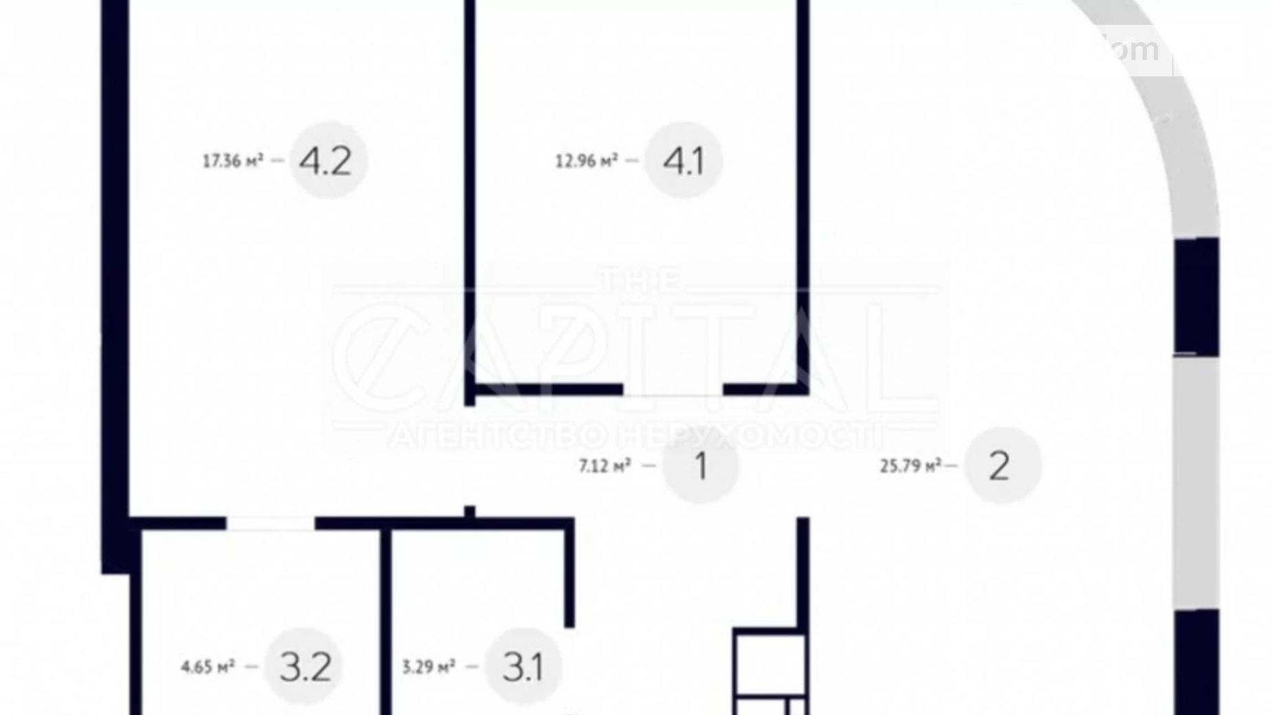 Продается 3-комнатная квартира 68 кв. м в Киеве, ул. Васильковская, 1 - фото 2