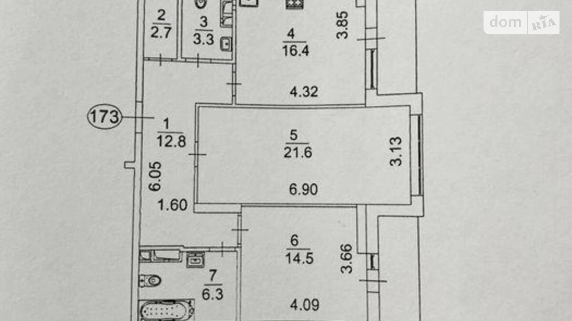 Продается 2-комнатная квартира 82 кв. м в Киеве, ул. Коновальца Евгения, 36 - фото 4