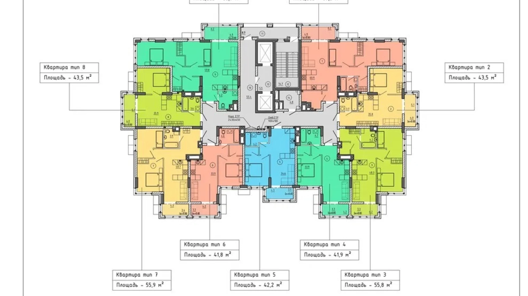 Продается 2-комнатная квартира 64 кв. м в Днепре, ул. Квитки Цисык(Королевой Гули), 12 - фото 5