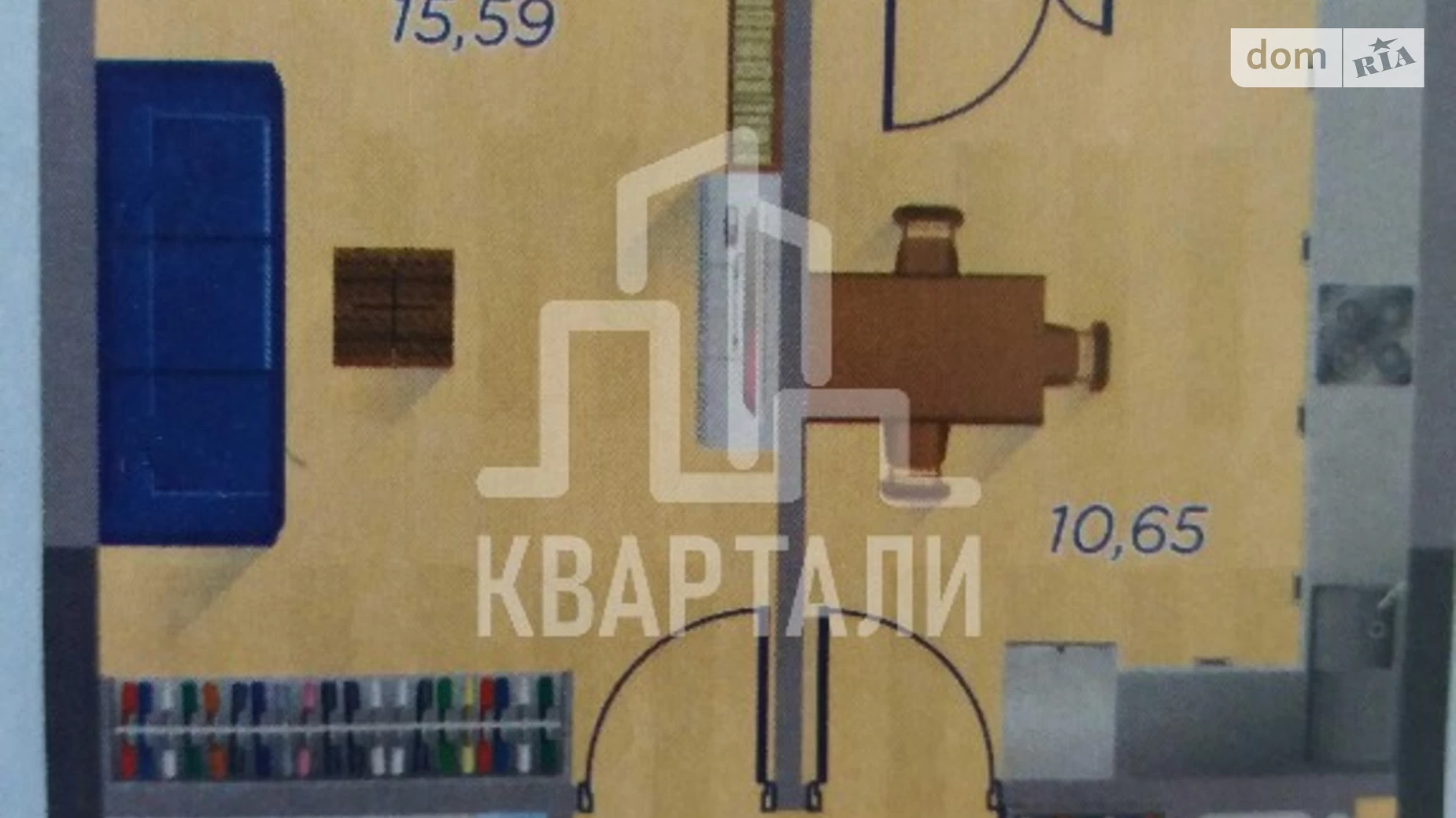 Продается 1-комнатная квартира 42 кв. м в Киеве, ул. Шолуденко, 30