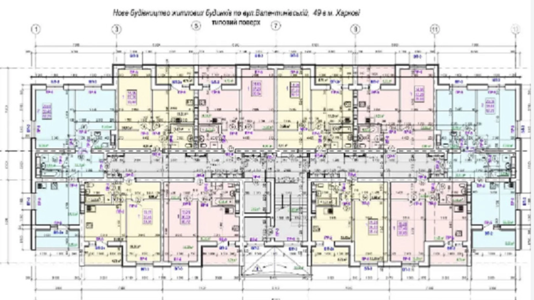 Продается 2-комнатная квартира 62.25 кв. м в Харькове, ул. Валентиновская