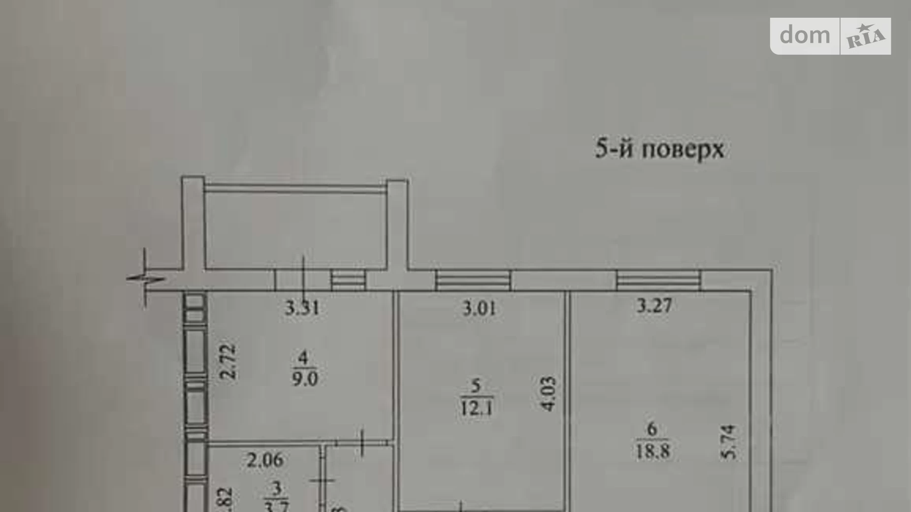 Продається 2-кімнатна квартира 52 кв. м у Харкові, пров. Шевченківський, 48