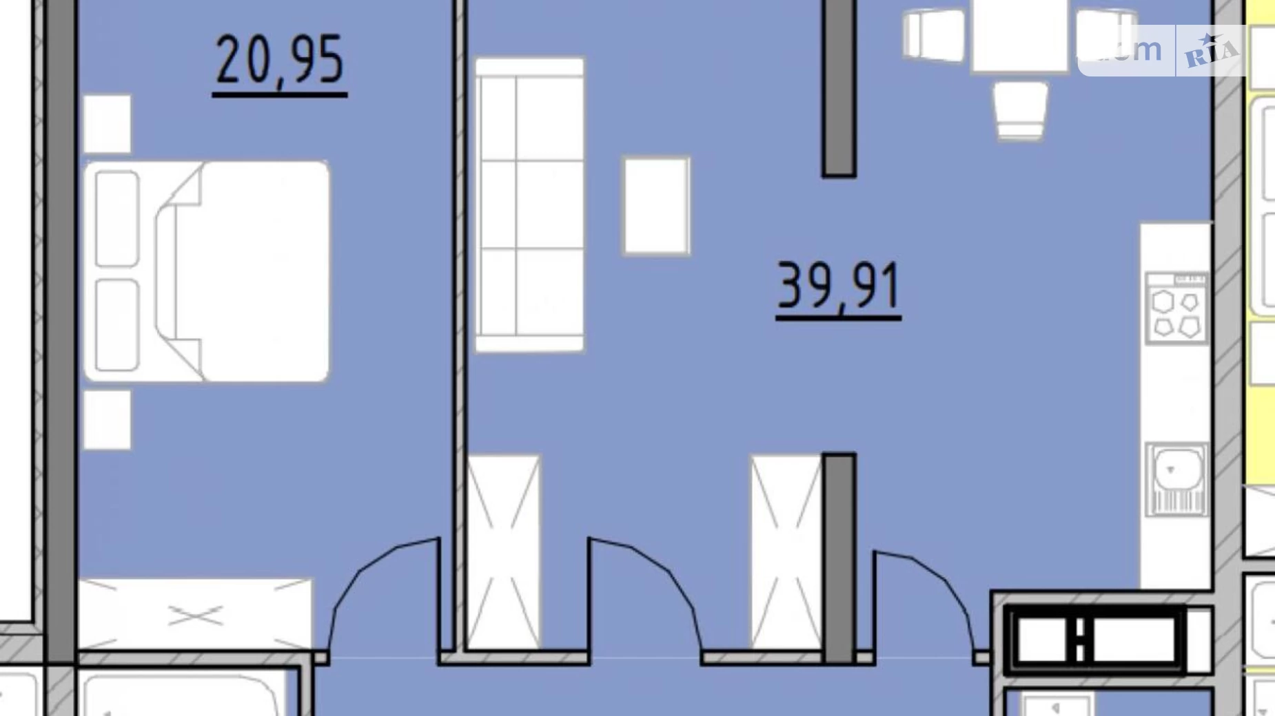 Продается 2-комнатная квартира 80 кв. м в Киеве, ул. 45-я Садовая - фото 2