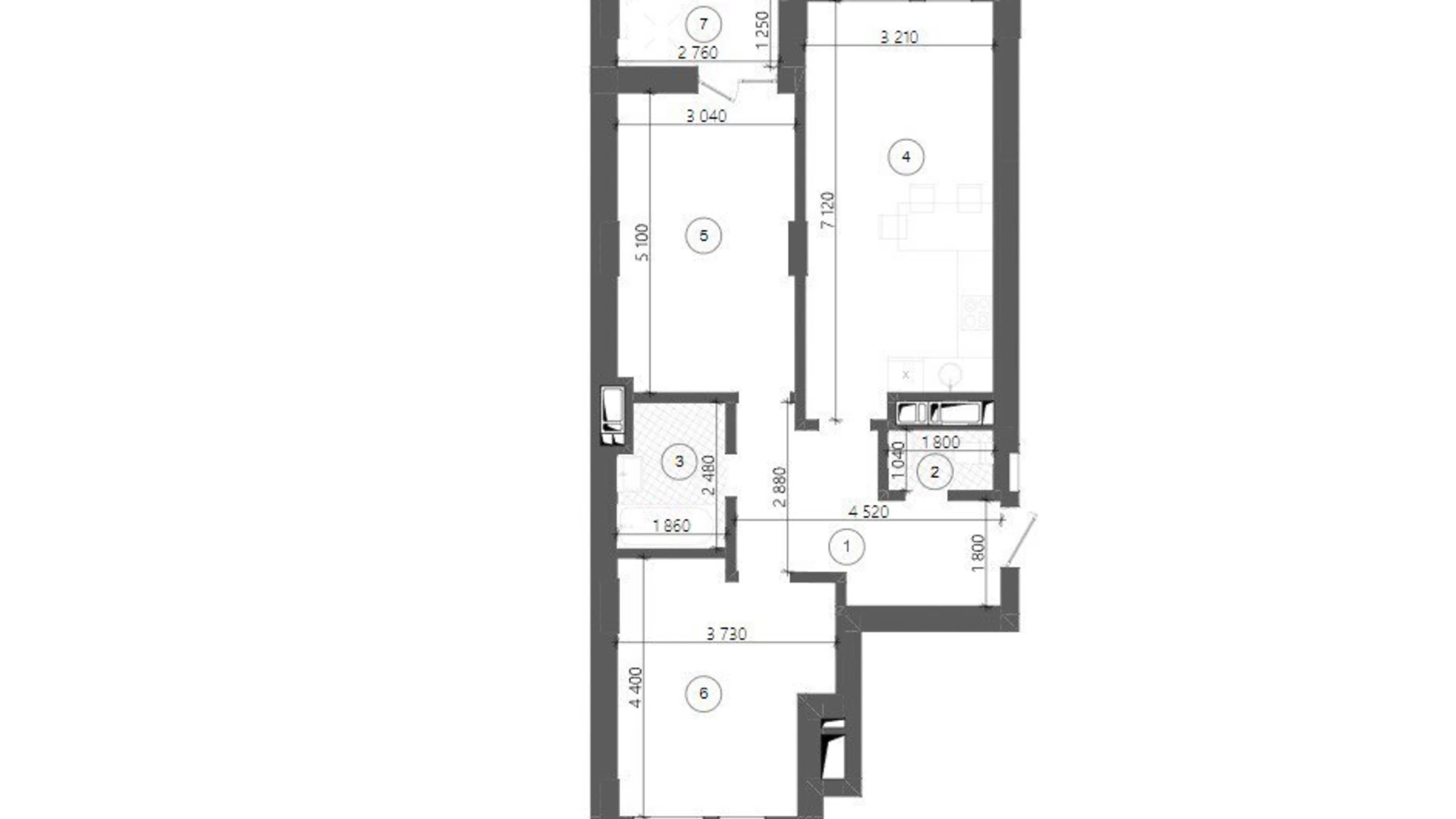 Продается 2-комнатная квартира 69 кв. м в Львове, ул. Под Голоском, 4 - фото 4