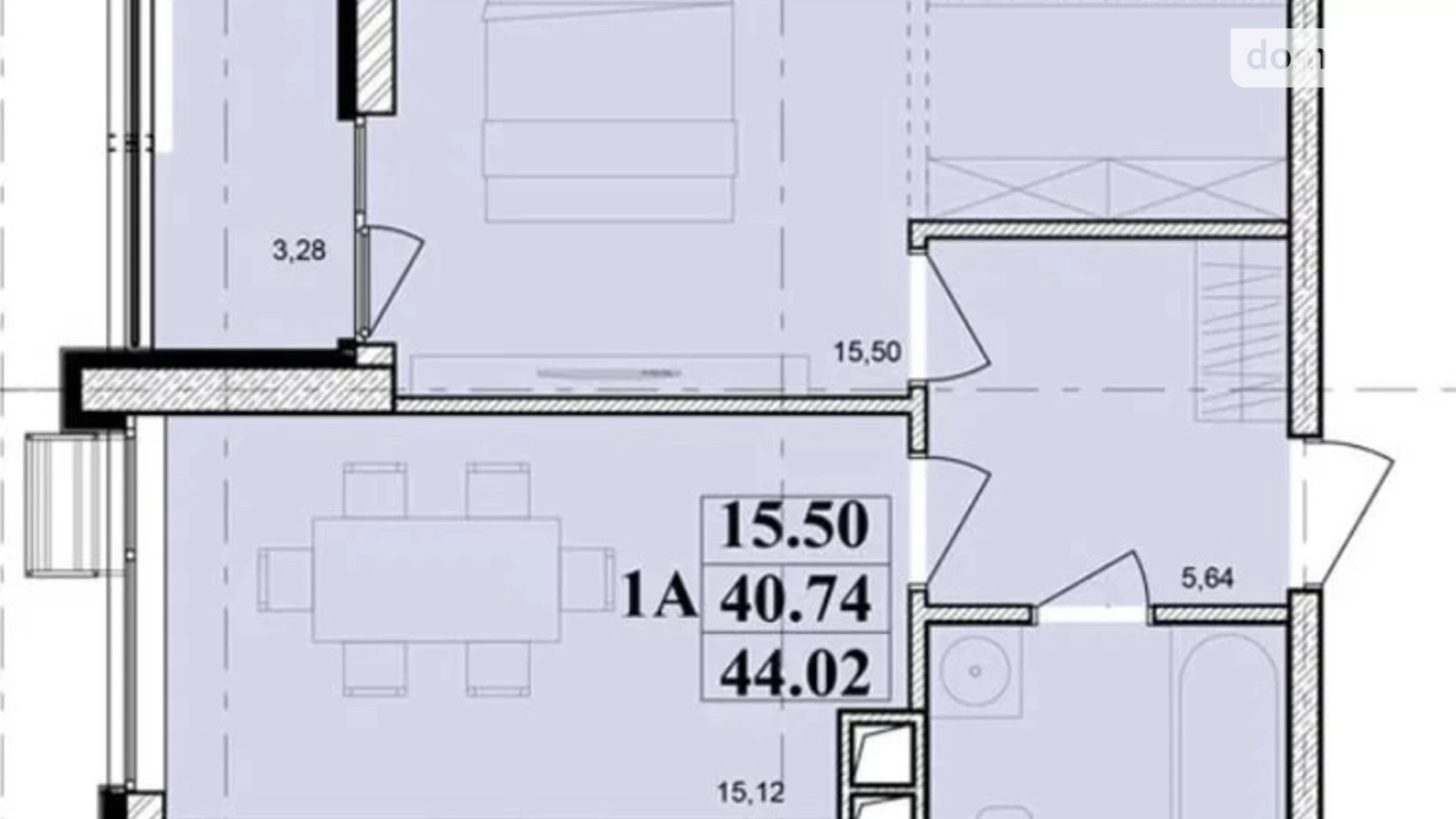 Продается 1-комнатная квартира 44 кв. м в Одессе, ул. Ивана Франко, 40 - фото 3