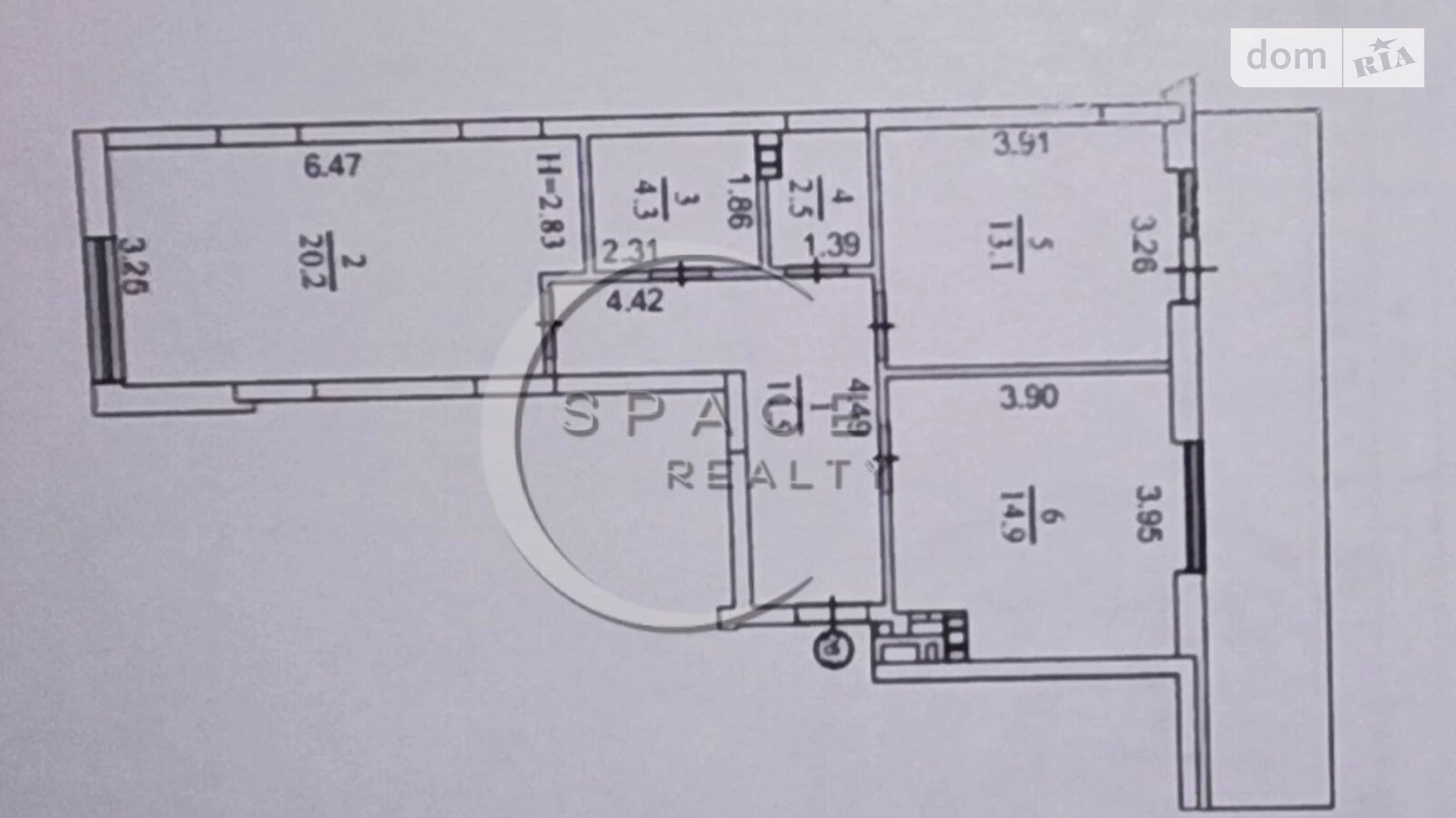 Продается 2-комнатная квартира 72 кв. м в Киеве, ул. Набережно-Рыбальская, 3