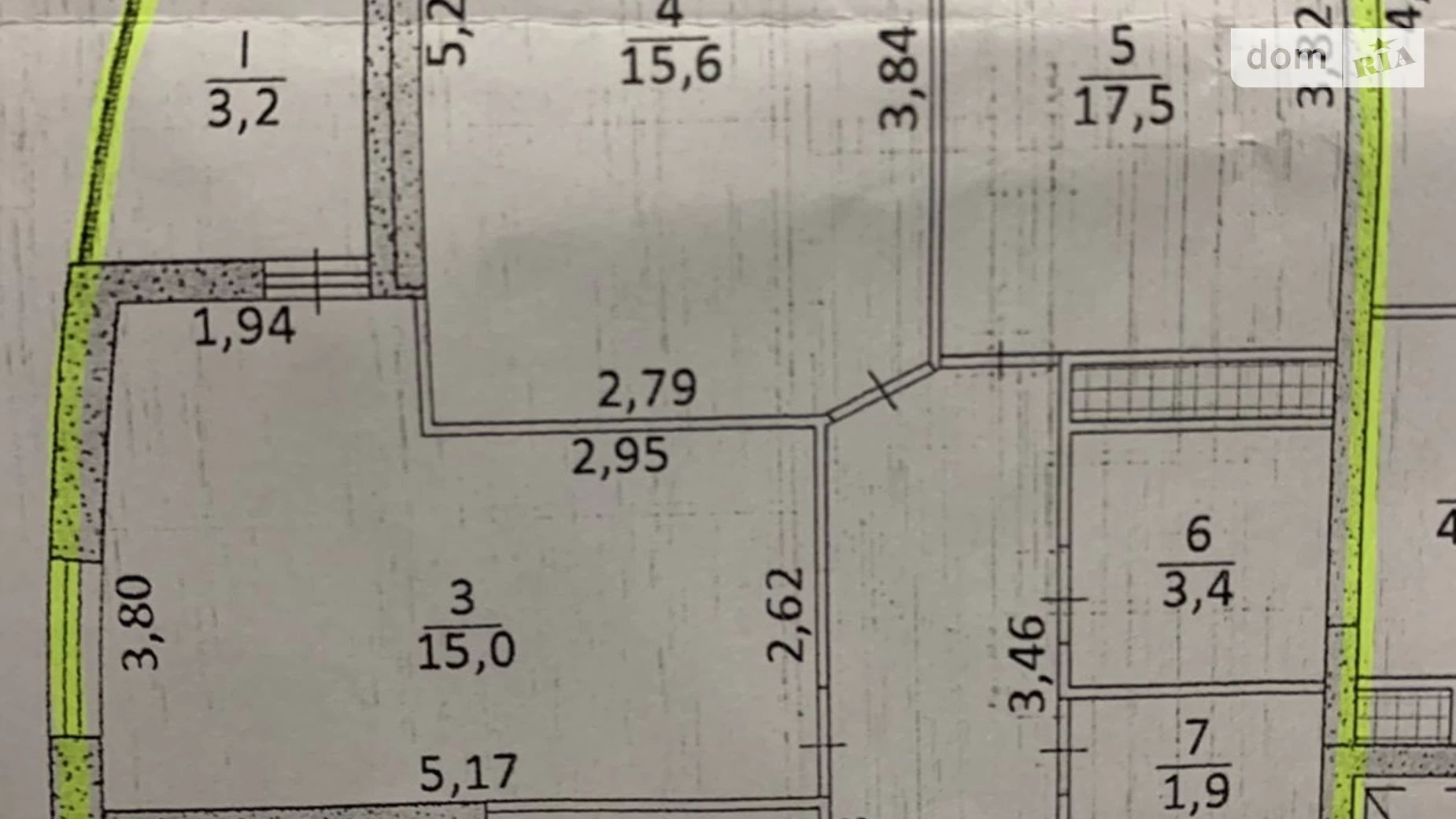 3-комнатная квартира 82 кв. м в Тернополе, ул. Киевская, 8Г