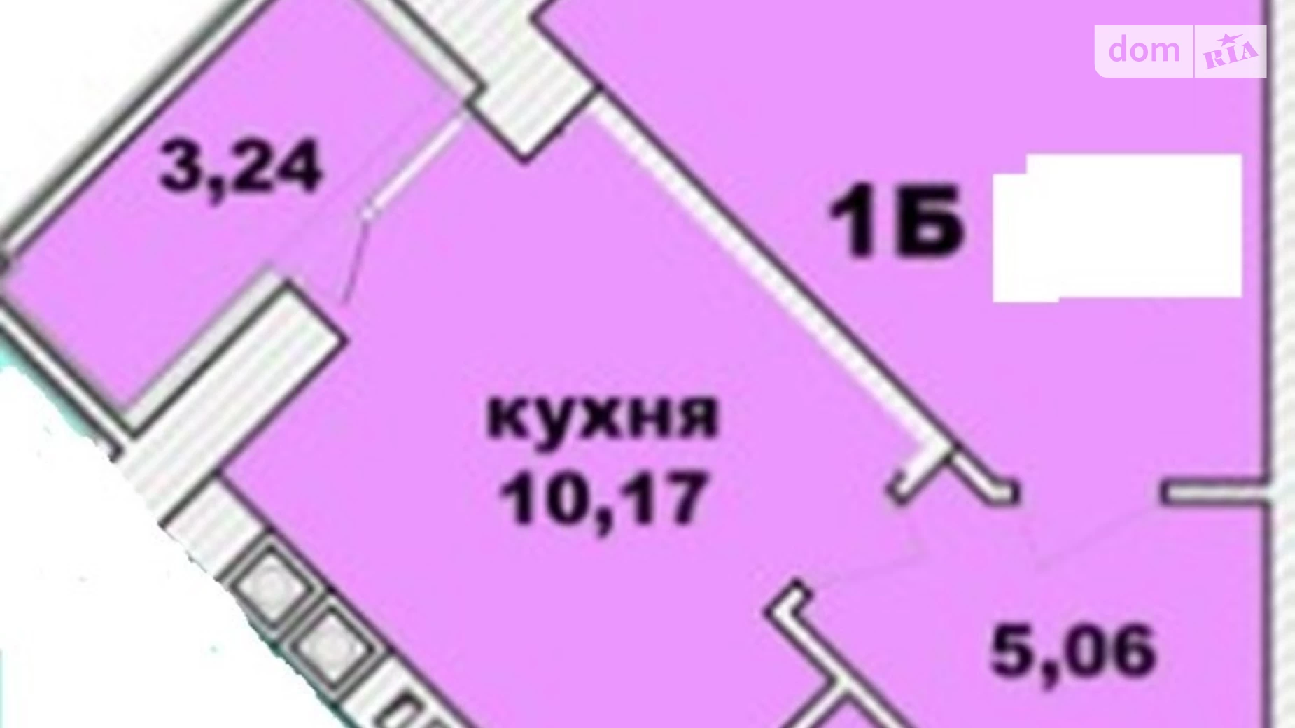 Продається 1-кімнатна квартира 37.9 кв. м у Ірпені, вул. Достоєвського, 1В/3