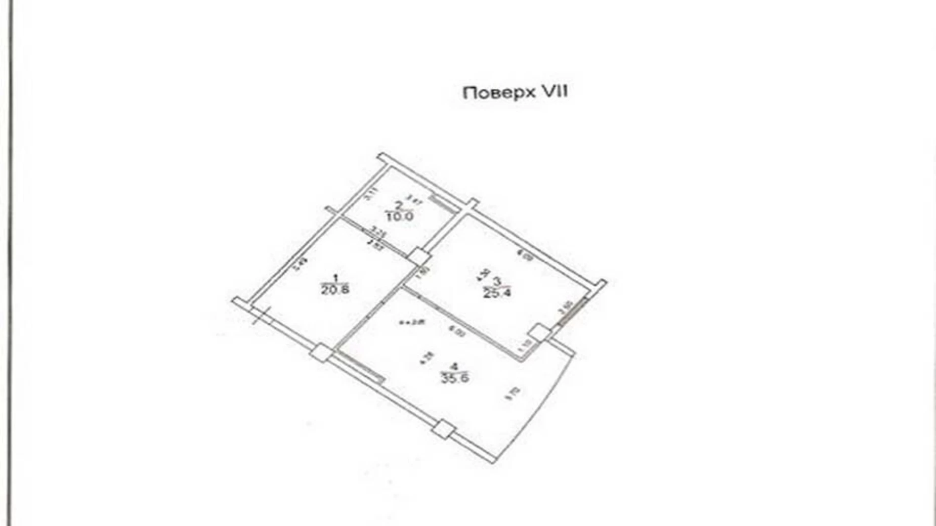 Продається 2-кімнатна квартира 92 кв. м у Одесі, вул. Генуезька