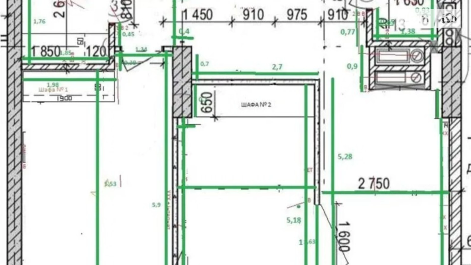 Продается 2-комнатная квартира 67 кв. м в Киеве, ул. Академика Заболотного, 1